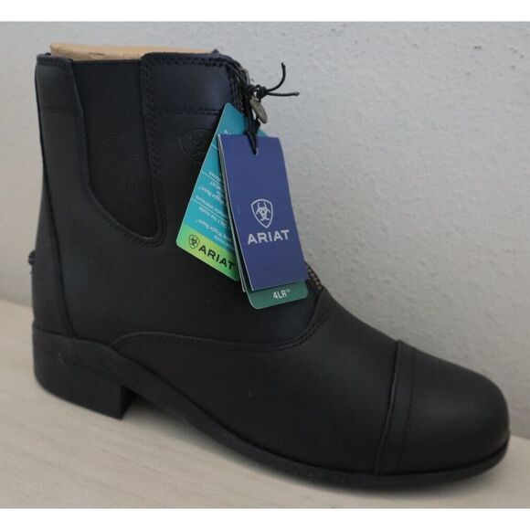 Ariat 10015198 Kids' Sz 5M Women's Sz 6-6.5 Black Scout Zip Paddock Boots - Picture 8 of 16